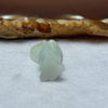 Type A Faint Lavender Jadeite Rabbit Pendant 5.02g 30.7 by 13.2 by 10.3mm - Huangs Jadeite and Jewelry Pte Ltd