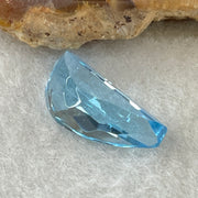 Natural Sky Blue Topaz Trillion Shape 7.22ct 17.5 b y 8.4 by 6.2mm - Huangs Jadeite and Jewelry Pte Ltd