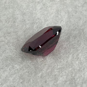 Natural Red Rhodolite Garnet Stone for Setting Cushion, brilliant/step cut 4.38cts 10.69 by 8.25 by 3.53mm NGI Cert No:32887346 - Huangs Jadeite and Jewelry Pte Ltd