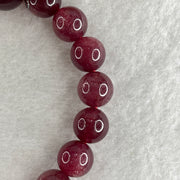 Natural Strawberry Quartz Beads Bracelet 27.62g 15.5cm 10.1mm 18 Beads - 12.3mm 1 Bead - Huangs Jadeite and Jewelry Pte Ltd