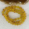 Natural Amber 琥珀 Beads Necklace 11.89g 8.6 to 5.8 mm 61 Beads - Huangs Jadeite and Jewelry Pte Ltd