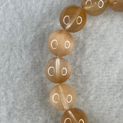 Certified Good Grade Natural Rabbit Hair Rutilated Quartz Beads Bracelet 31.59g 16cm 10.8mm 16Beads - Huangs Jadeite and Jewelry Pte Ltd