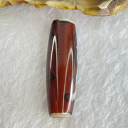 Natural Powerful Tibetan Old Oily Agate Guan Yin Dzi Bead Heavenly Master (Tian Zhu) 观音天珠 8.69g 38.0 by 12.1mm - Huangs Jadeite and Jewelry Pte Ltd