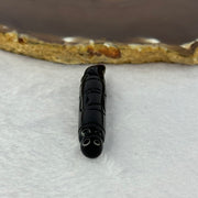 Natural Black Onyx Calligraphy Brush Pendent 6.93g 52.7 by 9.7mm - Huangs Jadeite and Jewelry Pte Ltd