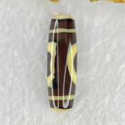 Natural Powerful Tibetan Old Oily Agate Sky Door Serenity 1 Eye Dzi Bead Heavenly Master (Tian Zhu) 一眼天诛 8.78g 38.0 by 12.1mm - Huangs Jadeite and Jewelry Pte Ltd