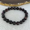Very Very High End Natural Black Super 7 Crystal Bracelet 21 Beads 9.2mm 21.89g (16cm) - Huangs Jadeite and Jewelry Pte Ltd