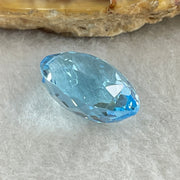 Natural Sky Blue Topaz Oval Shape 9.98ct 14.9 by 11.2 by 7.3mm - Huangs Jadeite and Jewelry Pte Ltd