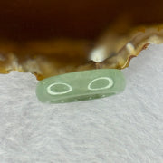 Type A Semi Icy Green Jadeite Ring 3.85g 6.1 by 3.7mm US7.25 HK16 - Huangs Jadeite and Jewelry Pte Ltd