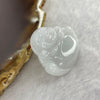 Type A Lavender Green Jadeite Milo Buddha Pendant 5.57g 27.2 by 22.5 by 5.8mm - Huangs Jadeite and Jewelry Pte Ltd