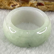 Type A Light Lavender with Green Patches Jadeite Ring 11.08g 11.3 by 8.9mm US9.8 HK22 (Slight Internal Line) - Huangs Jadeite and Jewelry Pte Ltd