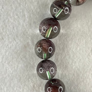 Good Grade Natural Red Phantom Quartz Beads Bracelet 46.23g 17cm 12.9mm 17 Beads - Huangs Jadeite and Jewelry Pte Ltd