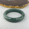 Type A Blueish Green Jadeite Bangle 57.08g 14.7 by 7.5mm Inner Diameter 55.5cm (Close to Perfect) - Huangs Jadeite and Jewelry Pte Ltd