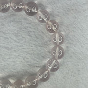 Natural Rose Quartz Beads Bracelet 天然玫瑰石英珠手链 32.98g 17cm 10.9mm 19 Beads - Huangs Jadeite and Jewelry Pte Ltd