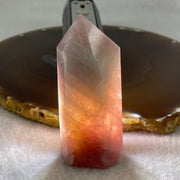 Natural Purplish Pink Kunzite Tower Display 88.96g 31.4 by 24.8 by 76.0mm - Huangs Jadeite and Jewelry Pte Ltd