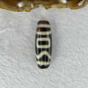 Natural Powerful Tibetan Old Oily Agate Sky Door Serenity 1 Eye Dzi Bead Heavenly Master (Tian Zhu) 一眼天诛 10.09g 37.6 by 13.2mm - Huangs Jadeite and Jewelry Pte Ltd