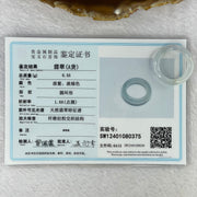 Type A Semi Icy Light Purple with Light Green Jadeite Ring 6.55g 7.4 by 4.8 mm US 10.5/ HK 23.5 (Perfect) - Huangs Jadeite and Jewelry Pte Ltd