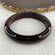 Natural Red Tiger Eye Quartz Bangle Internal Diameter 61.3mm 53.47g 13.0 by 9.2mm - Huangs Jadeite and Jewelry Pte Ltd