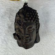 Natural Agarwood Good vs Evil Head Wooden Handplay 40.58g 58.0 by 36.5 by 36.5mm - Huangs Jadeite and Jewelry Pte Ltd