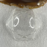 Natural Septarian Stone Ball with Clear Acrylic Display 603.31g 75.0 by 95.0mm - Huangs Jadeite and Jewelry Pte Ltd