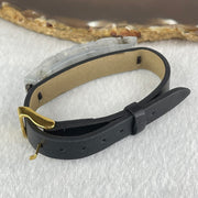 Type A Semi Icy Grey Jadeite Phoenix with PVC Bracelet 11.86g 49.3 by 11.1 by 7.7mm - Huangs Jadeite and Jewelry Pte Ltd