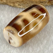 Natural Powerful Tibetan Old Oily Agate Patina Guiren Tairen Human Dzi Bead Totem Amulet Heavenly Master (Tian Zhu) 贵人天诛 4.77g 20.3 by 11.7mm - Huangs Jadeite and Jewelry Pte Ltd