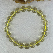 Natural Libyan Moldavite Meteorite Crystal Beads Bracelet 天然利比亚陨石手链 22.62g 17.5cm 9.9mm 21 Beads - Huangs Jadeite and Jewelry Pte Ltd