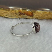 Very Good Grade Natural Super 7 S925 Silver Ring (Adjustable Size) 1.90g 9.4 by 7.6 by 5.5mm - Huangs Jadeite and Jewelry Pte Ltd