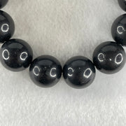 Natural Magnetite Beads Bracelet 84.61g 17cm 16.0mm 14 Beads - Huangs Jadeite and Jewelry Pte Ltd