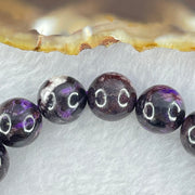 Very Good Grade Natural Sugilite Bracelet 天然苏纪石手链 33.59g 16cm 10.9mm 18 Beads - Huangs Jadeite and Jewelry Pte Ltd
