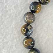 Good Grade Natural Petersite Beads Bracelet 31.46g 17cm 10.9mm 19 Beads - Huangs Jadeite and Jewelry Pte Ltd
