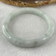 Type A Faint Lavender Faint Green Jadeite Bangle 43.75g Internal Diameter 56.3mm 9.9 by 8.2mm (Very Slight External Line and Some Internal Lines) - Huangs Jadeite and Jewelry Pte Ltd