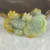 Grand Master Type A Yellow with Blueish Green Jadeite Flying Pixiu 飞天貔貅 155.76g 70.3 by 43.1 by 37.6mm - Huangs Jadeite and Jewelry Pte Ltd