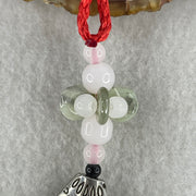 Natural Type A Semi-Icy Green with Yellow Jadeite Mini Ping An Kou Charm Display Set | Peace Discs & Wealth Talismans (7.53g Total | 9.1 x 2.1mm 5 Pingankou) - Huangs Jadeite and Jewelry Pte Ltd