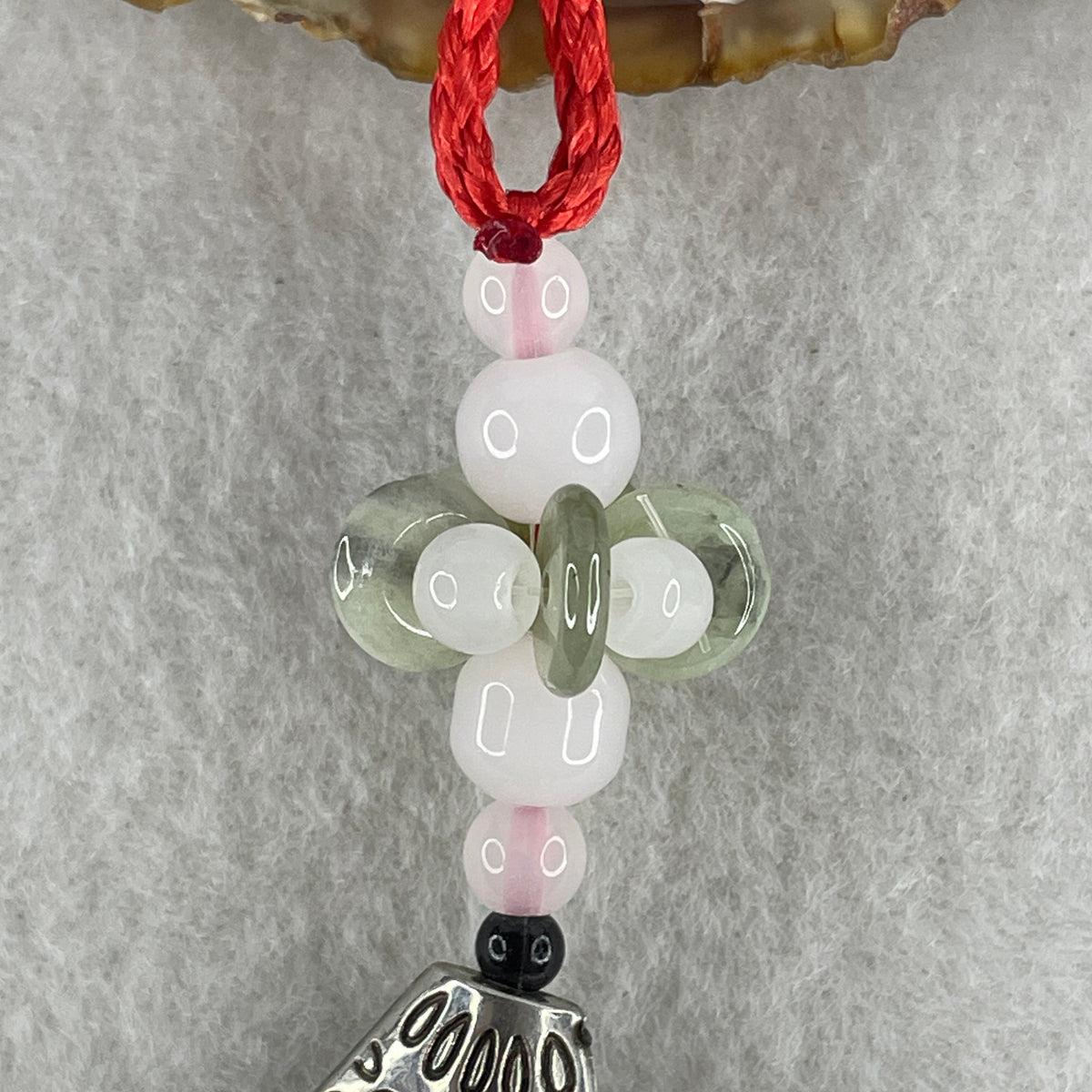 Natural Type A Semi-Icy Green with Yellow Jadeite Mini Ping An Kou Charm Display Set | Peace Discs & Wealth Talismans (7.53g Total | 9.1 x 2.1mm 5 Pingankou) - Huangs Jadeite and Jewelry Pte Ltd
