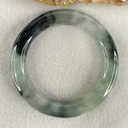 Type A Green Lavender with Dark Green Piao Hua Jadeite Bangle 44.77g Internal Diameter 52.1mm by 10.9 by 11.2mm (Slight Internal Lines) - Huangs Jadeite and Jewelry Pte Ltd