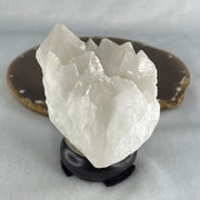 Natural Milky White Quartz Display 334.86g 77.4 by 59.0 by 87.7mm - Huangs Jadeite and Jewelry Pte Ltd