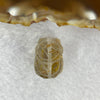 Good Grade Natural Golden Shun Fa Rutilated Quartz Pixiu Charm for Bracelet 天然金顺发水晶貔貅 4.91g 18.8 by 13.1 by 11.1mm - Huangs Jadeite and Jewelry Pte Ltd