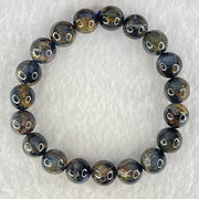 Good Grade Natural Petersite Beads Bracelet 26.38g 16cm 10.4mm 19 Beads - Huangs Jadeite and Jewelry Pte Ltd
