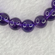 Very Good Grade Natural Amethyst Bracelet 23.10g 16.5cm 9.3mm 22 Beads - Huangs Jadeite and Jewelry Pte Ltd