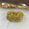 Good Grade Natural Golden Shun Fa Rutilated Quartz Pixiu Charm for Bracelet 天然金顺发水晶貔貅 7.96g 24.4 by 15.9 by 12.2mm - Huangs Jadeite and Jewelry Pte Ltd