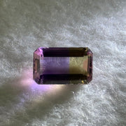 Natural Faceted Ametrine in Emerald Cut 8.60ct 16.3 by 10.0 by 6.8mm - Huangs Jadeite and Jewelry Pte Ltd