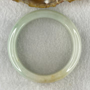 Natural Type A Faint Green Faint Lavender with Yellow and Blueish Green Patches Jadeite Bangle 46.28g Inner Diameter 50.6mm 12.2 by 8.2mm (Close to Perfect) - Huangs Jadeite and Jewelry Pte Ltd