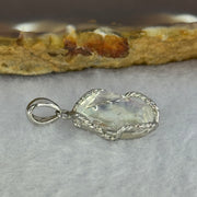 Natural Madagascar Blue Moonstone in S925 Silver Pendant 2.18g 13.5 by 9.9 by 4.2mm - Huangs Jadeite and Jewelry Pte Ltd