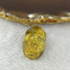 Above Average Grade Natural Golden Rutilated Quartz Pixiu Charm for Bracelet 天然金发水晶貔貅 8.45g 26.1 by 16.9 by 11.3mm - Huangs Jadeite and Jewelry Pte Ltd