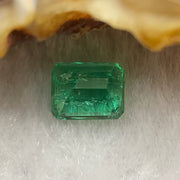Natural Colombia Green Emerald (Beryl) Cut-Cornered Rectangular step cut 1.06ct 6.8 by 5.4 by 3.4mm - Huangs Jadeite and Jewelry Pte Ltd