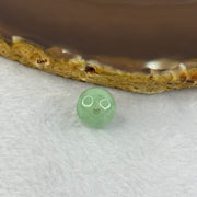 Type A Apple Green Jadeite Bead for Bracelet/Necklace/Earrings/ Ring 2.52g 11.6mm - Huangs Jadeite and Jewelry Pte Ltd