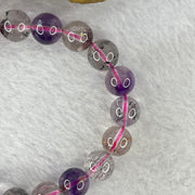 Above Average Grade Natural Super 7 Crystal Beads Bracelet 天然超级七水晶珠手链 24.78g 16cm 9.7 mm 20 Beads - Huangs Jadeite and Jewelry Pte Ltd