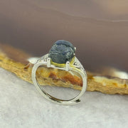 Natural Labradorite Pixiu in S925 Sliver Ring (Adjustable Size) 2.05g 9.7 by 8.3 by 5.4mm - Huangs Jadeite and Jewelry Pte Ltd