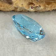 Natural Sky Blue Topaz Oval Shape 12.29ct 16.8 by 11.1 by 7.9mm - Huangs Jadeite and Jewelry Pte Ltd