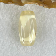 Natural Powerful Tibetan Old Oily Agate Tiger Tooth Daluo Dzi Bead Heavenly Master (Tian Zhu) 虎呀天诛 3.18g 20.1 by 10.4mm - Huangs Jadeite and Jewelry Pte Ltd